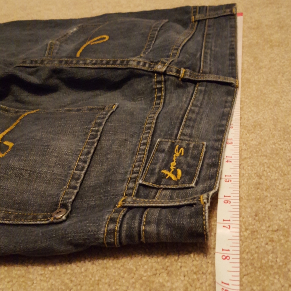 β€οΈππ Men's Seven 7 blue jeans size 36 x 26 β€οΈππ - Picture 5 of 8